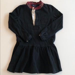Ralph Lauren girls black dress